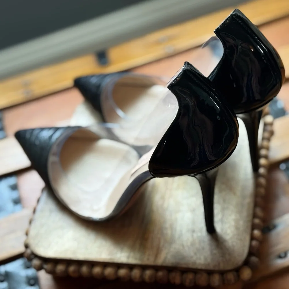 Vicedomini Black Stiletto Heels